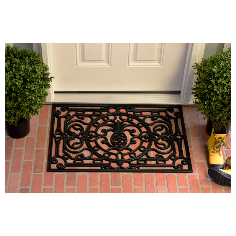 Sinderen Non-Slip Outdoor Doormat, Rectangle 2'6" x 4'
