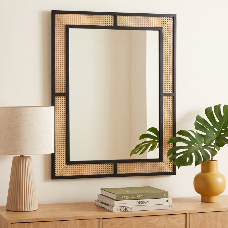 Fia Metal Flat Wall Mirror