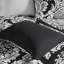 Couette 7 pièces King Size - Noir avec couvre-lit brodé