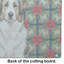 Badger Great Pyrenees Christmas PoinsettIas Glass Cutting Board-119894566