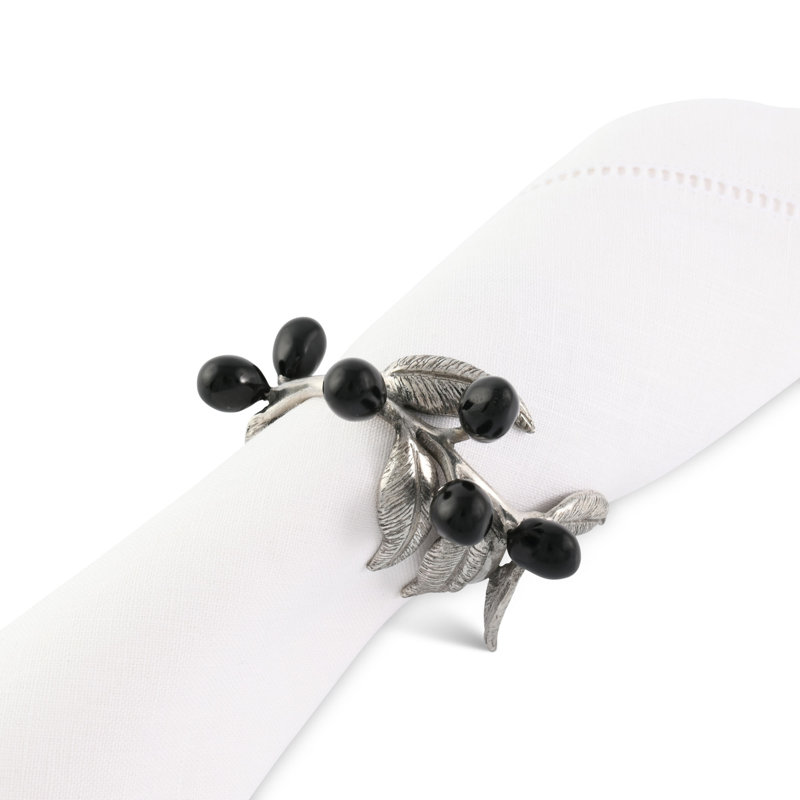 Olive Metal Napkin Ring