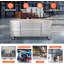 15-Drawer Large Rolling Tool Chest, 72" Mobile Tool Storage Cabinet With Wheels And Wood Top-108232576