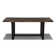 Cascais Rectangular 72'' Solid Wood Table with Industrial Base