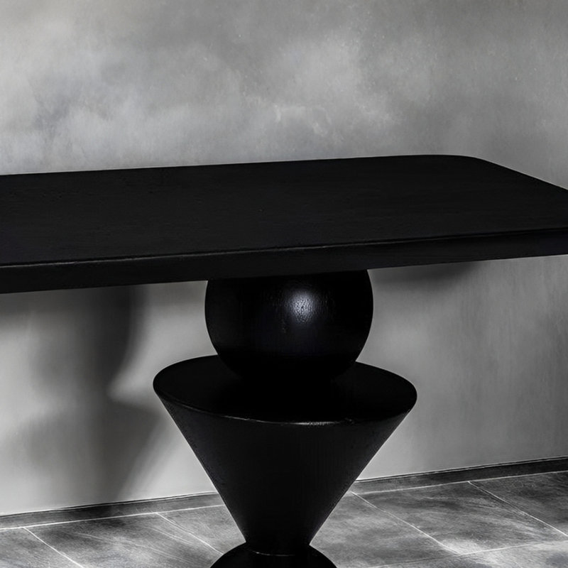 Console rétro minimaliste, H 30,71 po x l 70,87 po x P 13,78 po