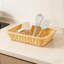 Beige, deux paquets, panier de rangement rustique tissé à la main pour les fruits, le pain, les collations et la présentation du marché - matériau PP durable, résistant à la moisissure pour une utilisation durable-837173236