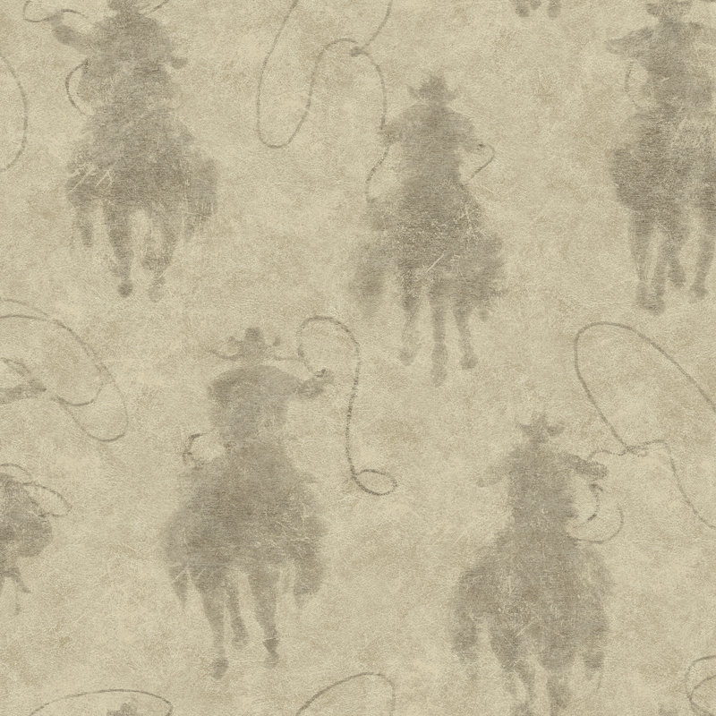 Papier peint adhésif jaune Yellowstone Stockman