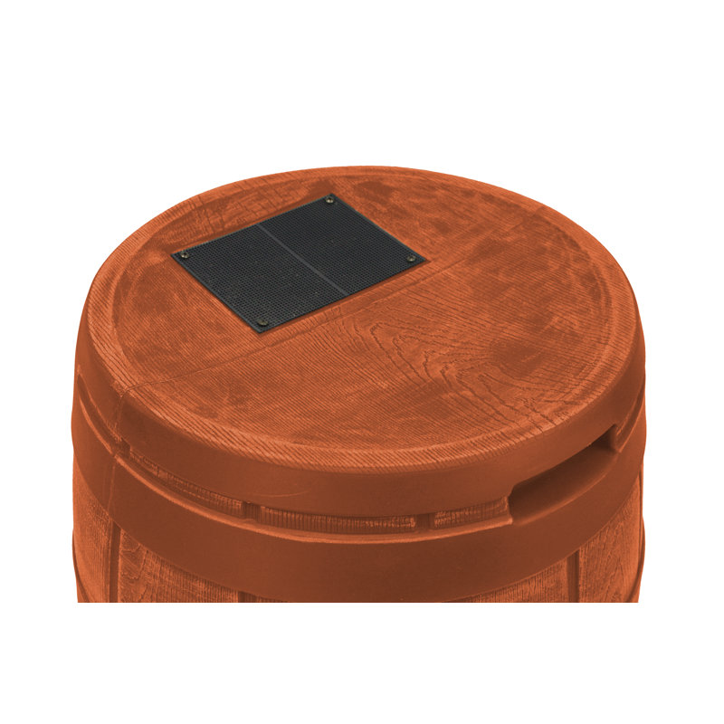 50 gallons Baril de pluie en plastique, Terra Cotta