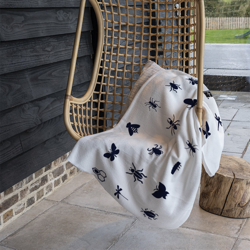 Domminic Plain Weave / Muslin Throw Blanket