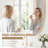 Oval Bathroom Vanity Mirror with Brushed Aluminum Alloy Frame, Decorative Wall Mirror, Horizontal or Vertical Mount for Bathroom, Bedroom, Living Room, Entryway-1423905664-1423905676