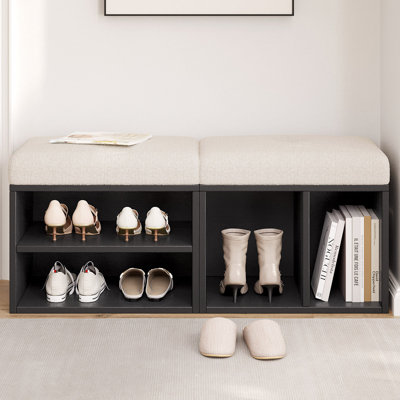 Polyester Upholstered Storage Bench