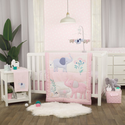 3 - Piece Crib Bedding Set