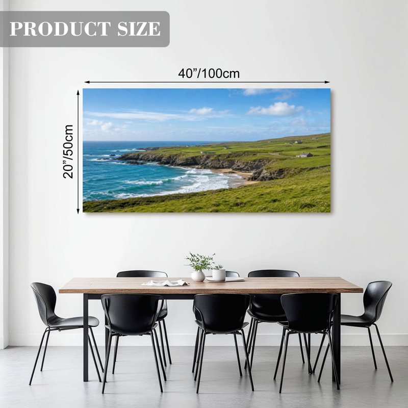 Toile, art mural, falaises, Dingle, péninsule, Irlande