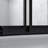 Dreamwerks Monaco 36"W x 36"D x 75"H Framed Round Shower Kit in Black