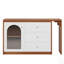 Bureau d'ordinateur en L brun avec design réversible et grand rangement pour l'efficacité de la maison et du bureau