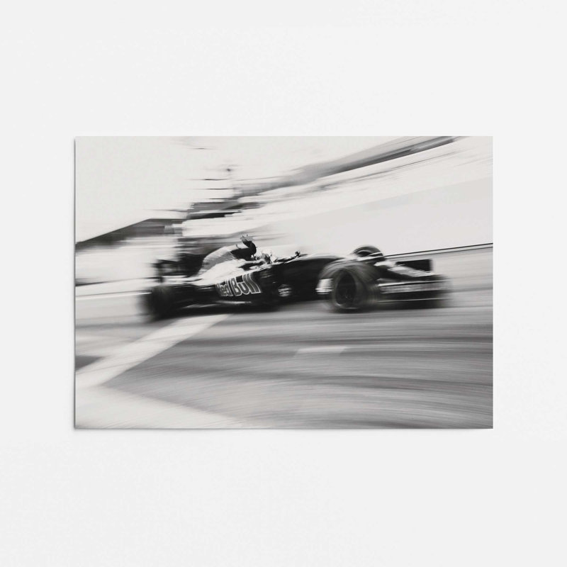 Speed Blur Racing, reproduction sur papier mat d'archives, H 16 po x l 20 po