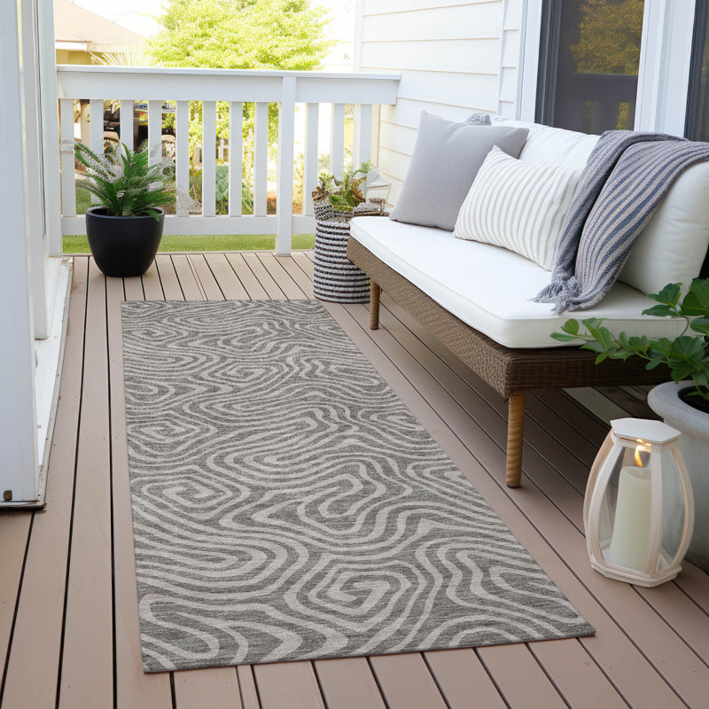 Machine Washable Indoor/Outdoor Chayden ACN1030 Rug, Runner 2'3" x 7'6"