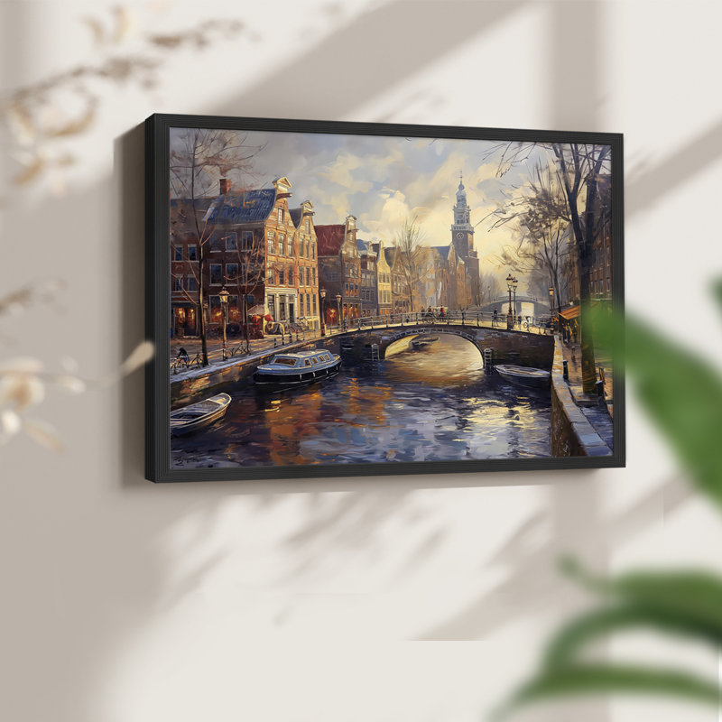 Paysage, série CLX, reproduction encadrée, Noir, H 16 po x l 20 po