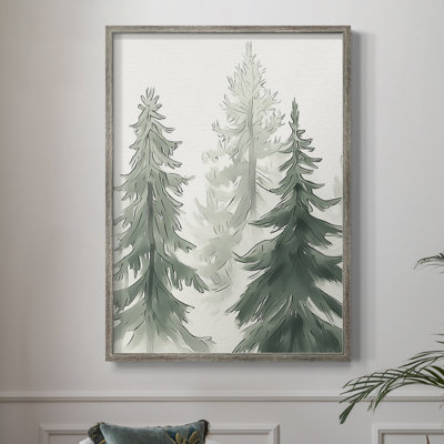 «Christmas Holiday Art XC III», reproduction encadrée - bois massif
