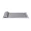 Chaises longues confortables en aluminium pour patio, toile grise moderne pour les réceptions en famille