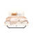 Queen Size Upholstered Bed Frame, Pu Leather Platform Bed With Wave-Like Curve Design And Trapezoidal-Shaped Leg, No Box Spring Needed, White-2121345033-2121345038