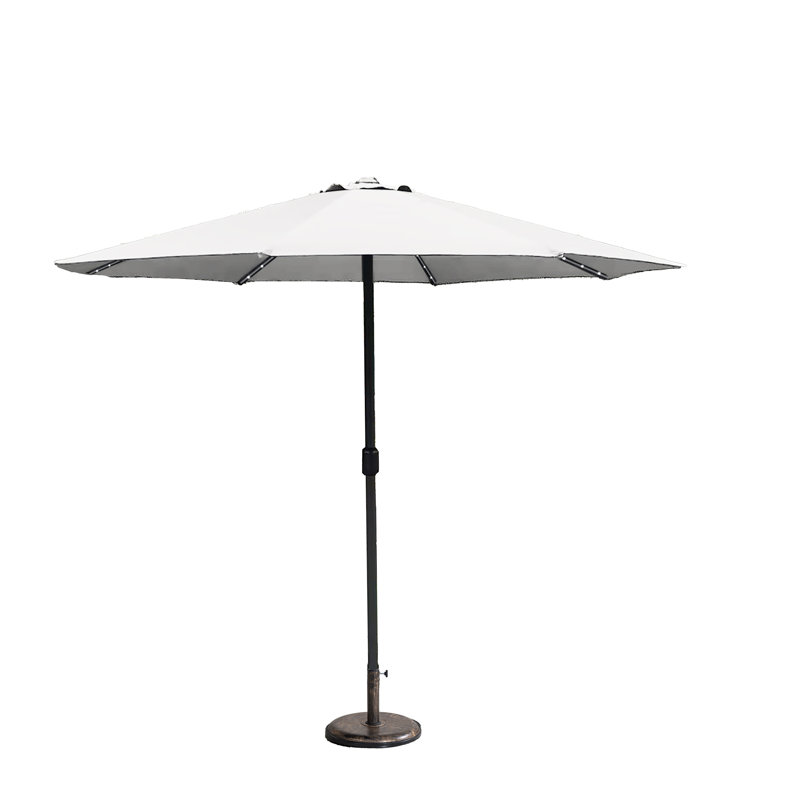 294cm Lighted Market Parasol, Beige