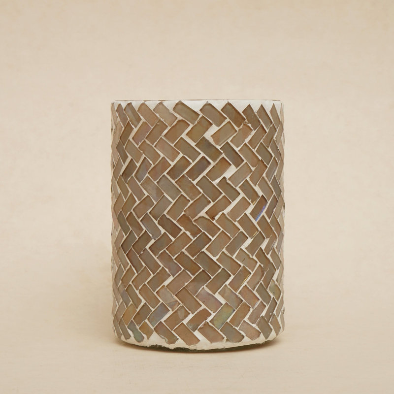 Glass Table Vase, overall height- 12"