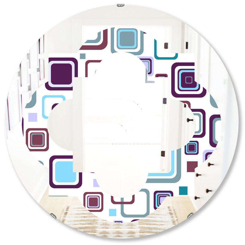 Miroir mural Quatrefoil Design I, H 31,5 po x l po