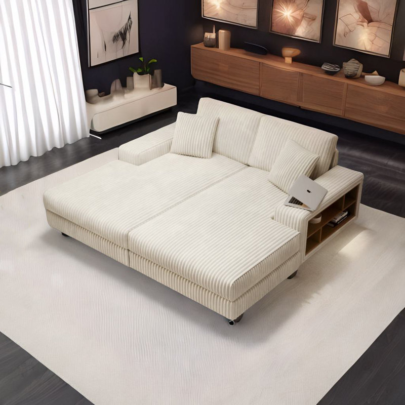 Canapé convertible, Beige