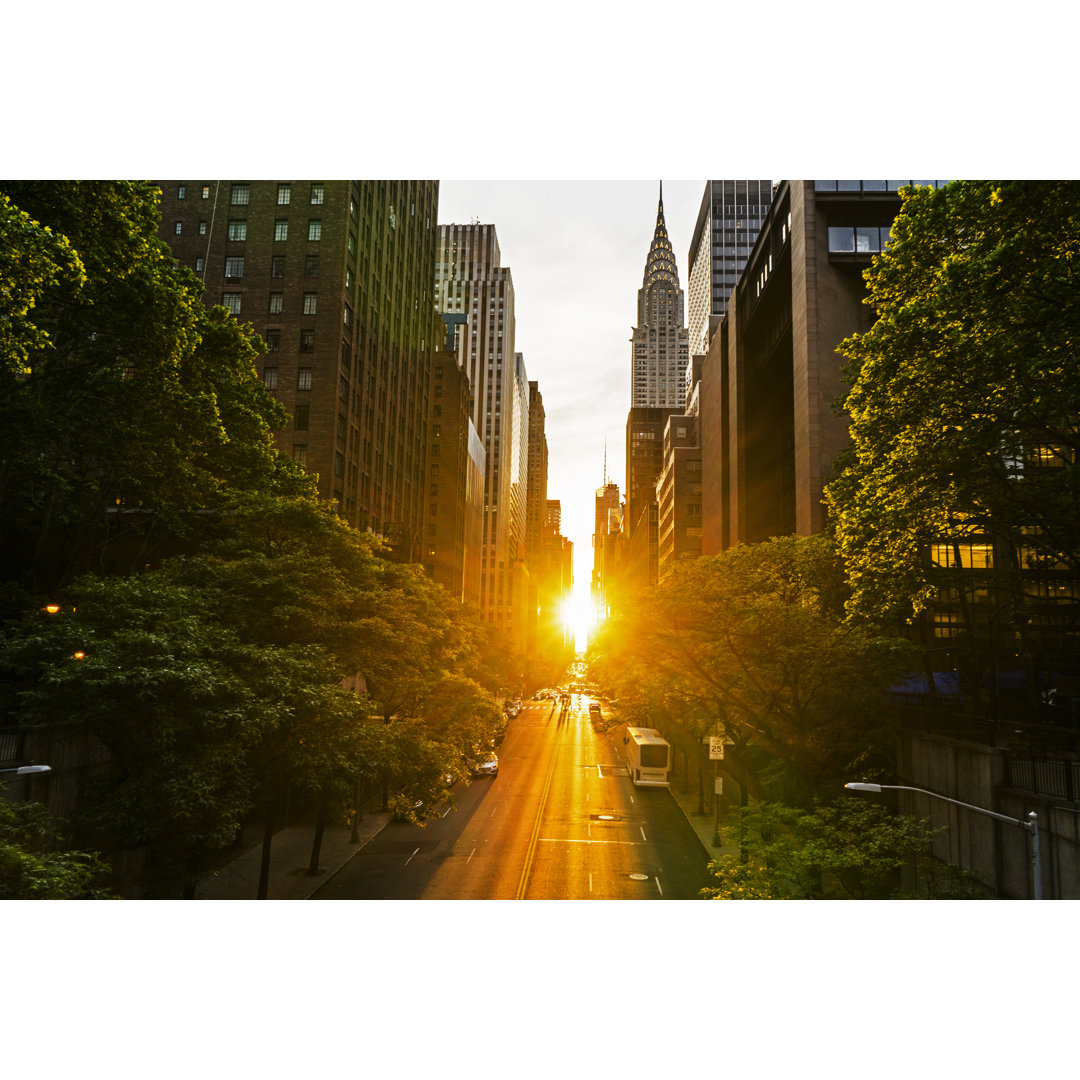 Das Manhattanhenge von Elisank79 - Drucken