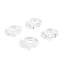 over&back Hand-Shaped Glass Napkin Rings - Decorative Dining Table Decor-102477718