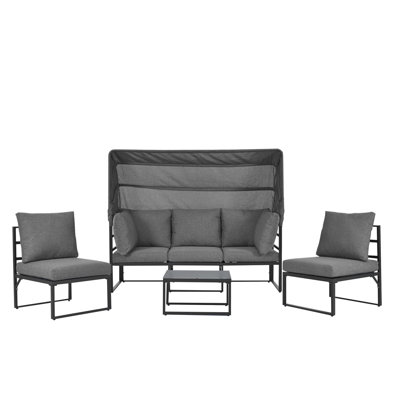 Aleha 5 - Person Seating Group with Cushions