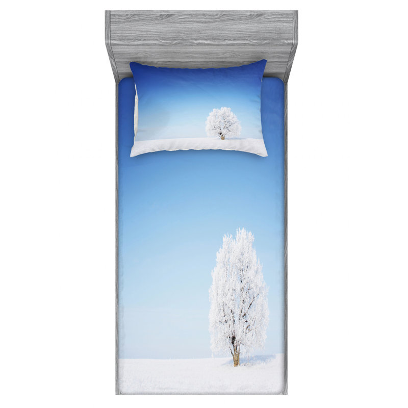 Microfiber Sheet Set, Twin XL Sheet Set with Fitted Sheet