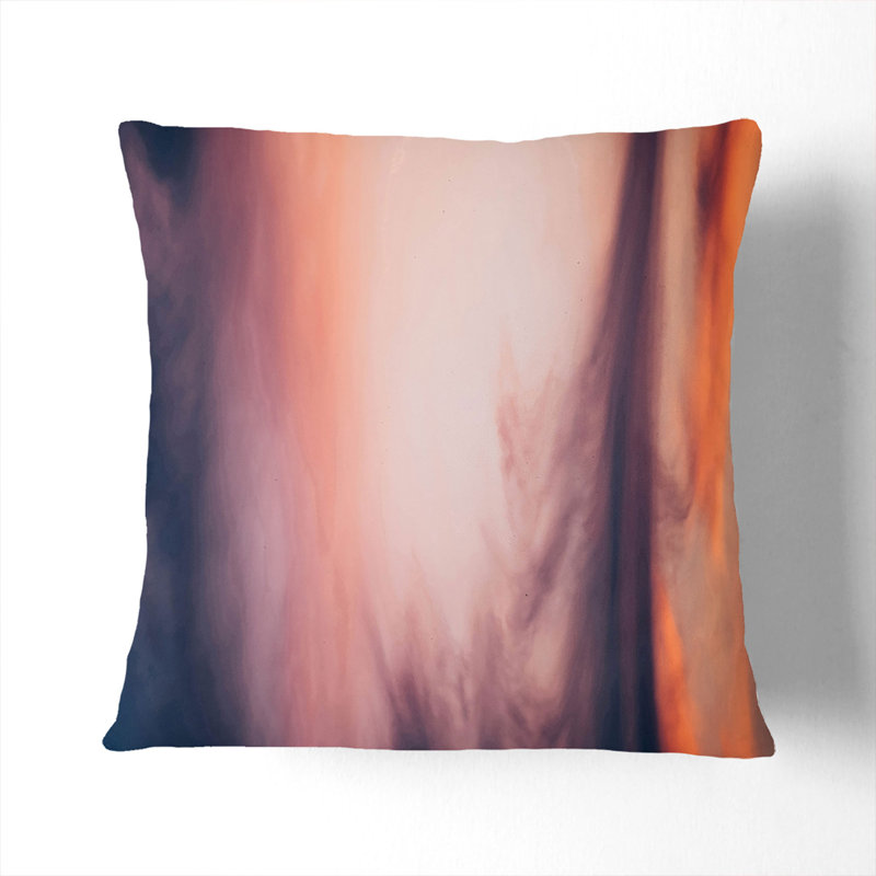 Movement of Clouds Cushion with Filling, 55cm H x 55cm W x 20cm D