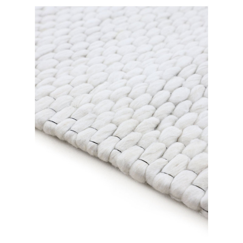 Handgefertigter Wollteppich Aus In Creme Wool Hand Loomed Area Rug, Rectangle 160 x 230cm