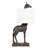 Lia Resin Giraffe Table Lamp with Linen Shade-94439873