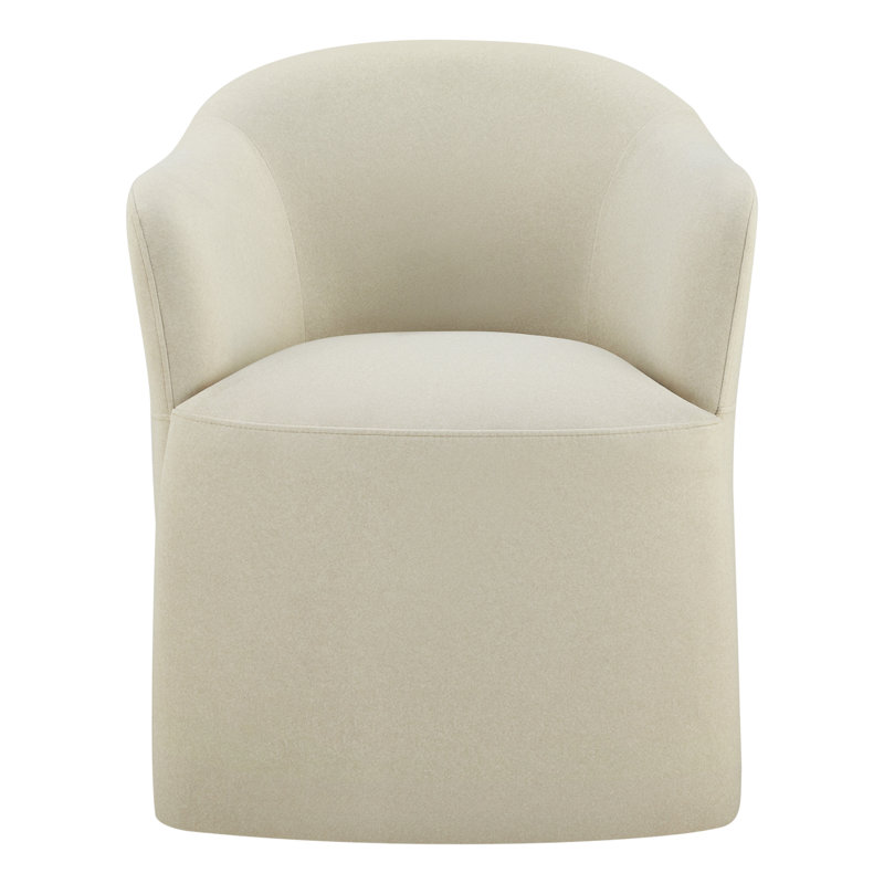 Fauteuil Janina, Velours Vesper Nature