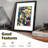 Black Picture Photo Frames with Mat 5 Pack,Hanging or tabletop-1632007504
