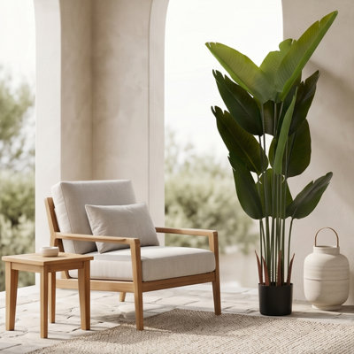 Faux plante et arbre de 5,2 pi, oiseau de paradis, pour la décoration intérieure ou extérieure de la maison, du bureau ou du jardin