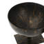 Plateau de sculpture orbe noir et or en fer-2122122209