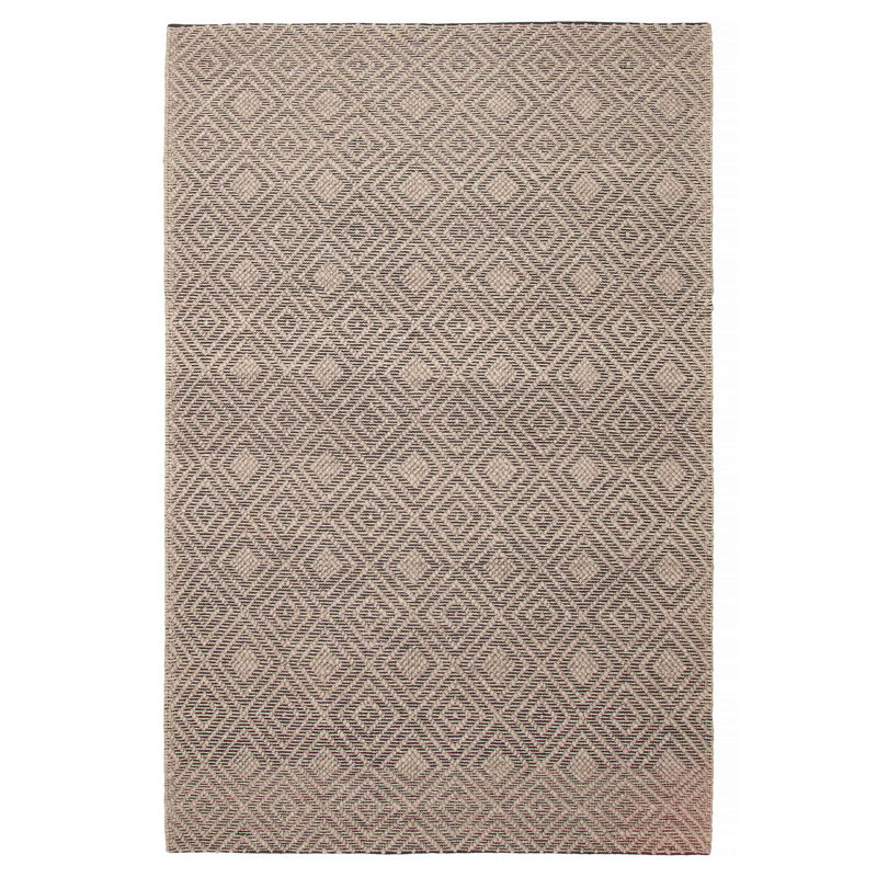 Tapis taupe unique 5 pi 4 po x 8 pi 1 po Sienna