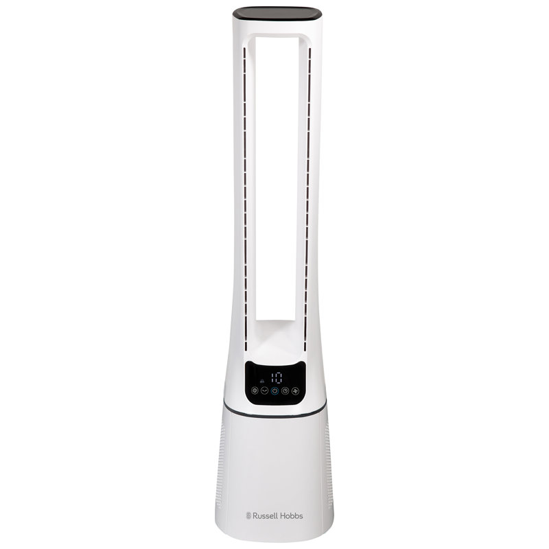 Russell Hobbs Rhbldl12 10 Speed Bladeless Fan In White