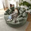Canapé-lit modulaire surdimensionné en velours côtelé Boneless-2056096539