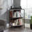 Sauder Nova Loft Accent Storage Cabinet With Tilted Shelves, Durable Metal Frame, And Versatile Home Placement