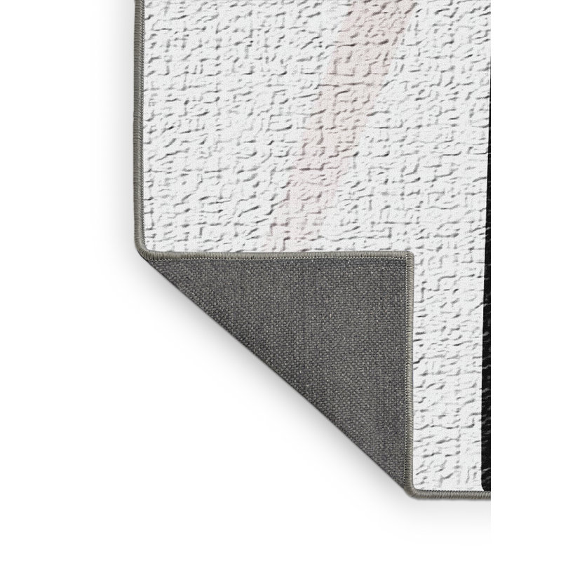 Tapis noir Paint, Rectangle 3 pi x 5 pi