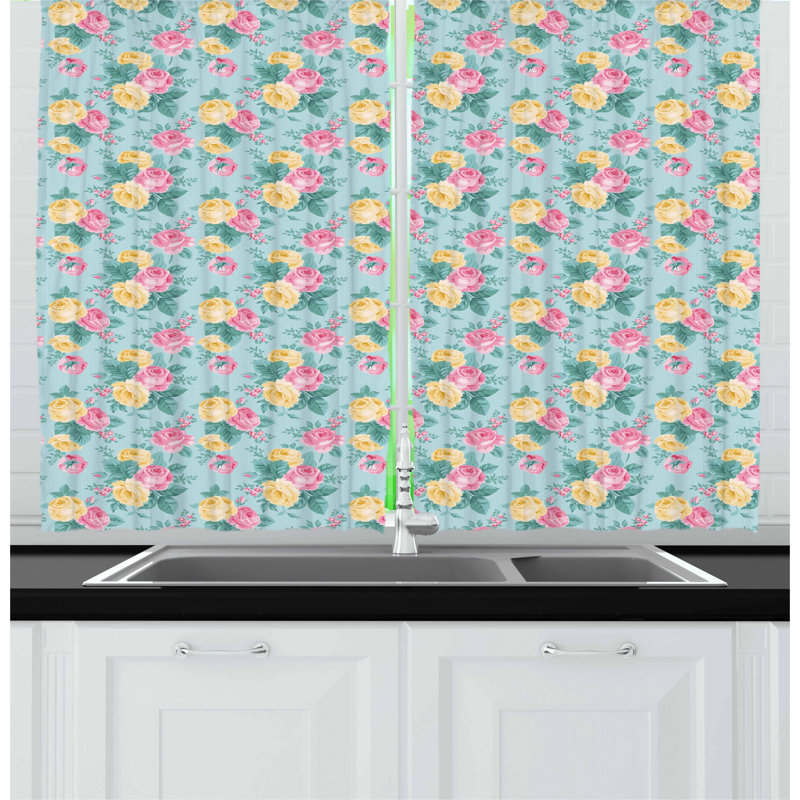Pointed Kitchen Curtain