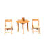 Surfliner Outdoor 3 - Piece Teak Dining Set