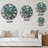 Swigart Fresh leaves I - Farmhouse wall clock-73175878