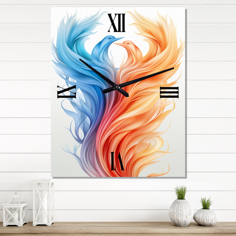 Horloge murale moderne à encre liquide, Petit