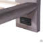 Lit plateforme tapissier avec capteur de lumière et 2 grands dossiers, lit plateforme élégant avec 2 ensembles de ports et prises USB-548023065