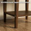 Table de bout moderne minimaliste avec tablette de rangement ouverte-1753110650